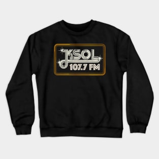 KSOL 107.7 SOUL Bay Area Defunct Radio Station Crewneck Sweatshirt